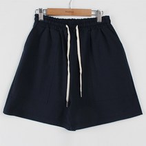 빼빼 여성용 조절스트랩 밴딩 빅포켓 면 반바지