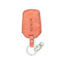 차모아 가죽 스마트키케이스 벨로스터 엑센트 i30 싼타페CM, 베이비핑크+니켈사틴, MH103