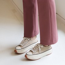 슈벨 여성용 키높이 통굽 캐주얼 캔버스 스니커즈
