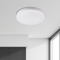 원하 BS 엣지원형 직부등 LED15W 주광색, 화이트, 1개