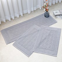 어메니티타올 어반 빨아쓰는 호텔식 타월 주방매트 + 욕실 발매트 2p 세트, 그레이