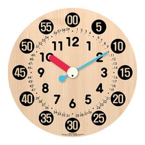 해피바이러스 무소음 교육용 벽시계, 구슬치기(HV2261)