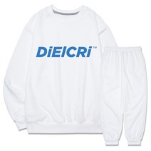 남성용 마크 빅로고 맨투맨 + 조거 트레이닝 팬츠 세트