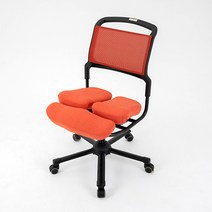 노바디체어 허리에좋은 허리편한의자 사무용 공부 편안한 기능성 의자5, K30 오렌지