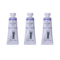 신한에쎈스 아크릴 컬러 물감 Tube A 시리즈 파스텔 퍼플 3p, 1색, 50ml