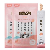 캣츠힐 고양이 매일스틱 짜먹는 간식 10g x 5p, 2개, 연어