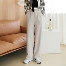 여성용 뒷밴딩 와이드 슬랙스 SL5121-3