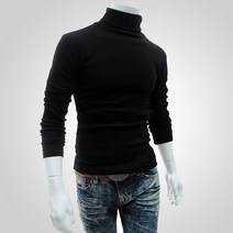 마켓A 남성용 폴라 베이직 티셔츠