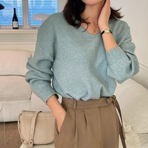 트위 여성용 제이디 브이넥 니트