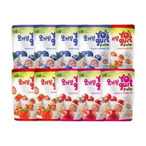 프로엠 요거팜 딸기 30g x 3p + 블루베리 30g x 4p + 크랜베리 30g x 3p 세트, 딸기, 블루베리, 크랜베리, 1세트