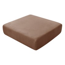 마켓에이 스트레치 소프트 컬러 밴딩 소파커버, 브라운