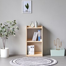 착한목수 소나무 DIY 원목책장 2단 400
