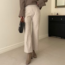 시크폭스 여성용 모어킹밴드 모직부츠컷슬랙스