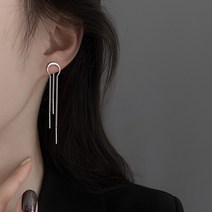 피어니스트 여성용 심플 초승달모양 드랍 귀걸이