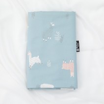 보떼하우스 여름용 모달 안감 리플 겹이불, 라마 블루