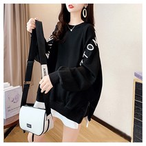 온디즈 여성용 빅사이즈 오버핏 캐주얼 맨투맨
