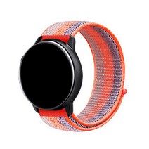 스포츠 루프 스마트워치 스트랩 22mm, 오렌지 스트라이프