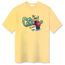 일루소 남성용 스탠다드 쿨 베어 반팔 티셔츠