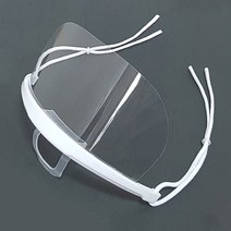 턱반이 분리형 투명 위생마스크, 1개입, 10개