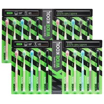 유한덴탈케어 와이드쿨 초극세모 칫솔, 10개입, 2개