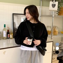 베러스윗 여성용 도톰 솜사탕 가디건