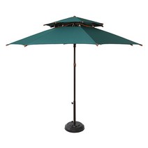 대양파라솔 2단 8각 카본 파라솔 지름 2700mm, 그린, 1개