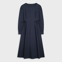 미쏘 스퀘어넥 플레어 롱 원피스 OWC822B