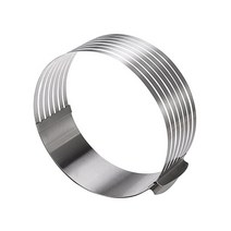 이홈베이킹 크기조절 원형 무스링 6단 슬라이스, 1개