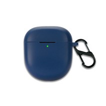 BOSE QC 이어버드 2 전용 컬러 하우징 일체형 실리콘 슬림핏 케이스 + 카라비너, NAVY