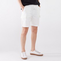 고스트리퍼블릭 남성용 카고 린넨 밴딩 반바지 DP-6006