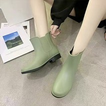 로이어 여성용 미들 첼시 레인부츠