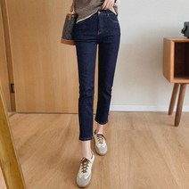 패션풀 여성용 리얼 생지 일자 데님 팬츠 27130