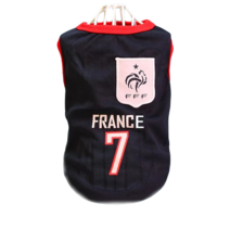 볼독 반려동물 축구복 티셔츠, 프랑스