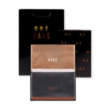 닥스 디디인터록 프리미엄 골프 스포츠 타올 2종 세트 뱀부소재 + 쇼핑백, BROWN, Navy, 1세트