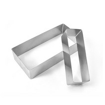 이홈베이킹 직사각 무스틀 2종 세트, 1세트