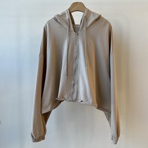 벌룬 스트링 베이직 후드집업