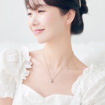 노이드비 써지컬스틸 볼륨하트 볼드한 데일리 변색없는 목걸이 3컬러