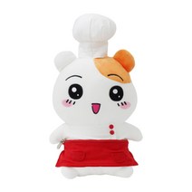 에비츄 요리사 봉제인형, 레드, 32cm