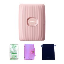 인스탁스 미니 링크2 소프트핑크 + 필름10p + 1단앨범 + 파우치 세트