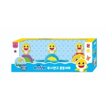핑크퐁 아기상어 푸시앤고 출동 작동완구 세트, 노랑 + 파랑 + 핑크