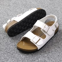 남성용 키높이 버클 여름 샌들 밀라노 3cm
