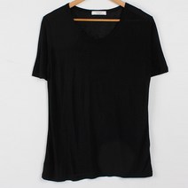 빼빼 여성용 찰랑 레이온 실켓 반팔 티셔츠