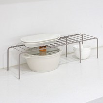 모노먼트 와이어 확장형 다용도 선반 2p