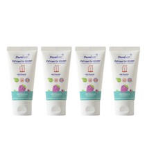 덴티스타 유아용 저불소 치약 라즈베리, 60ml, 4개