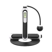 조이홈 2in1 유무선 카운터 디지털 줄없는 스마트 멀티 줄넘기, 블랙앤화이트, 1개