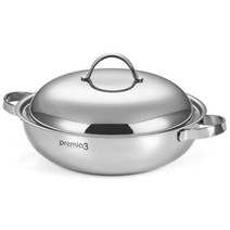 키친아트 인덕션 프리미오3 통3중 궁중전골 10564, 혼합색상, 33cm