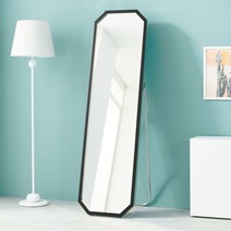 에이스홈 코코 팔각 와이드M 스탠드 전신거울, 블랙