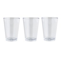 플라라 트라이탄컵 375ml TT-130, 3개, 투명