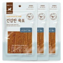 굿데이 건강한 육포 슬라이스 강아지간식, 연어, 100g, 3개