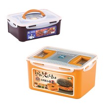 리빙선데이 밀폐용기 2종 세트, 누름콕 9L + 김치통 3L, 1세트